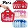 20Pcs Bowknot Tote Gift Bags, Candy & Cookie Storage Bags, Birthday Party Favors & Jewelry Packaging