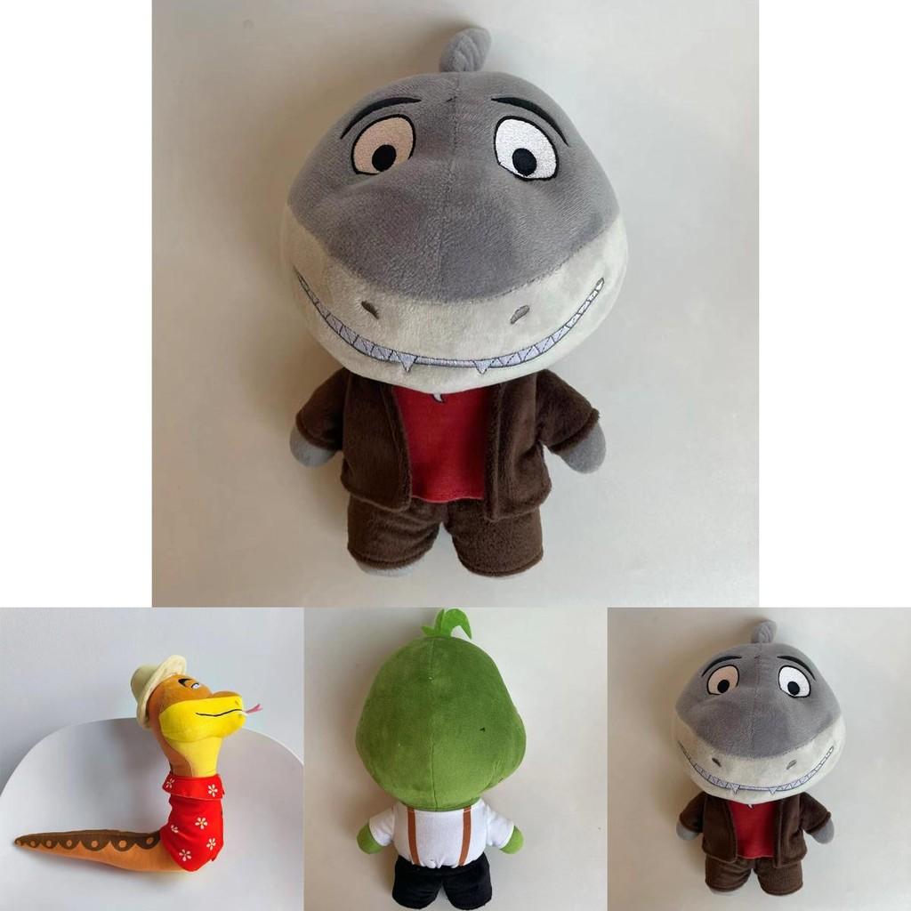 Soft And Durable 25cm Plush Toys The Bad Guys Chameleon Snake And Wolf Stuffed Dolls