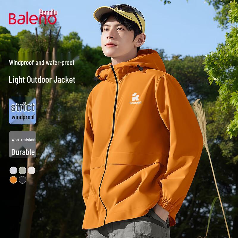 

Мужская куртка Baleno 2025 Осень Американский Хай-стрит Повседневная Рабочая Одежда 2XL