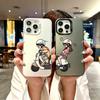 Color Phone Case For iPhone 17 16E 16 11 15 14 Pro MAX 12 13 MINI 7 8 Plus XR SE Silver IMD Cover Cute Couple Electric Car