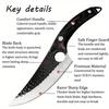 3PCS Stainless Steel Utility Knife Boning Knife Chef Knife for Cooking Small Pocket Kitchen Knife with Sheath