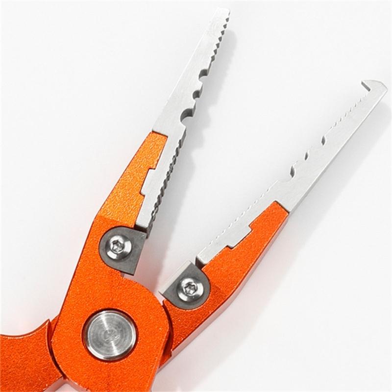 Multifunctional Fishing Tool For Cutting Lines Tying Hook And Crimping Weights Sturdy Stainless Steel Construction