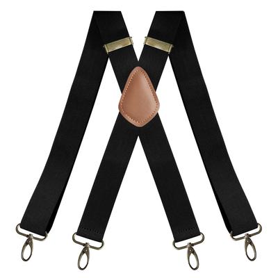 Herren Vier-Clip Hakenverschluss Riemen, Verstellbarer X-Typ Einfarbig Universal Riemen Clip Bronze Schnalle