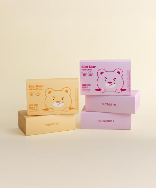 New Better Slim Bear Garcinia Candy 30-Day Supply Body Fat Cutting Swelling Diet 1 Box Pink Chu
