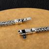 S925 Sterling Silver Simple Domineering Handmade Woven Fashion Creative Man and Woman Bracelets Luxury Jewelry Exquisite Gift