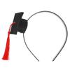 Mini Graduation Cap Headband Comfortable Graduation Hat for Party Decoration Grad Selfie Photo Prop Accessories