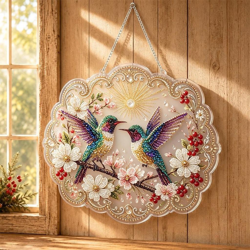 DIY Painting Pendant (Material Pack) Acrylic Single-Sided Crystal Diamond Plate