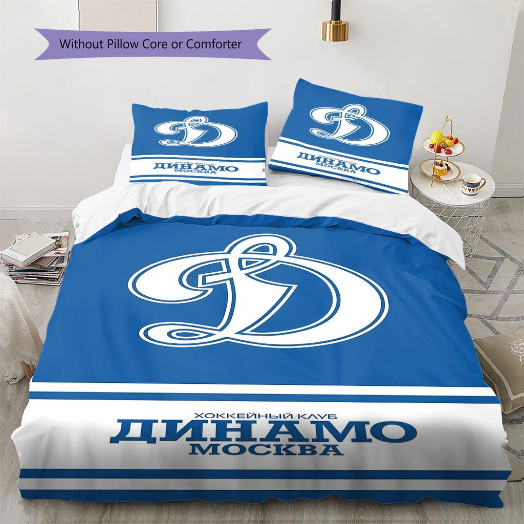 Dynamo Moscow Force Bedding Quilt Set Quilt Cover Pillowcase Home Decoration Birthday Gift (1 * Duvet Cover + 2 * Pillowcase, Without Core)