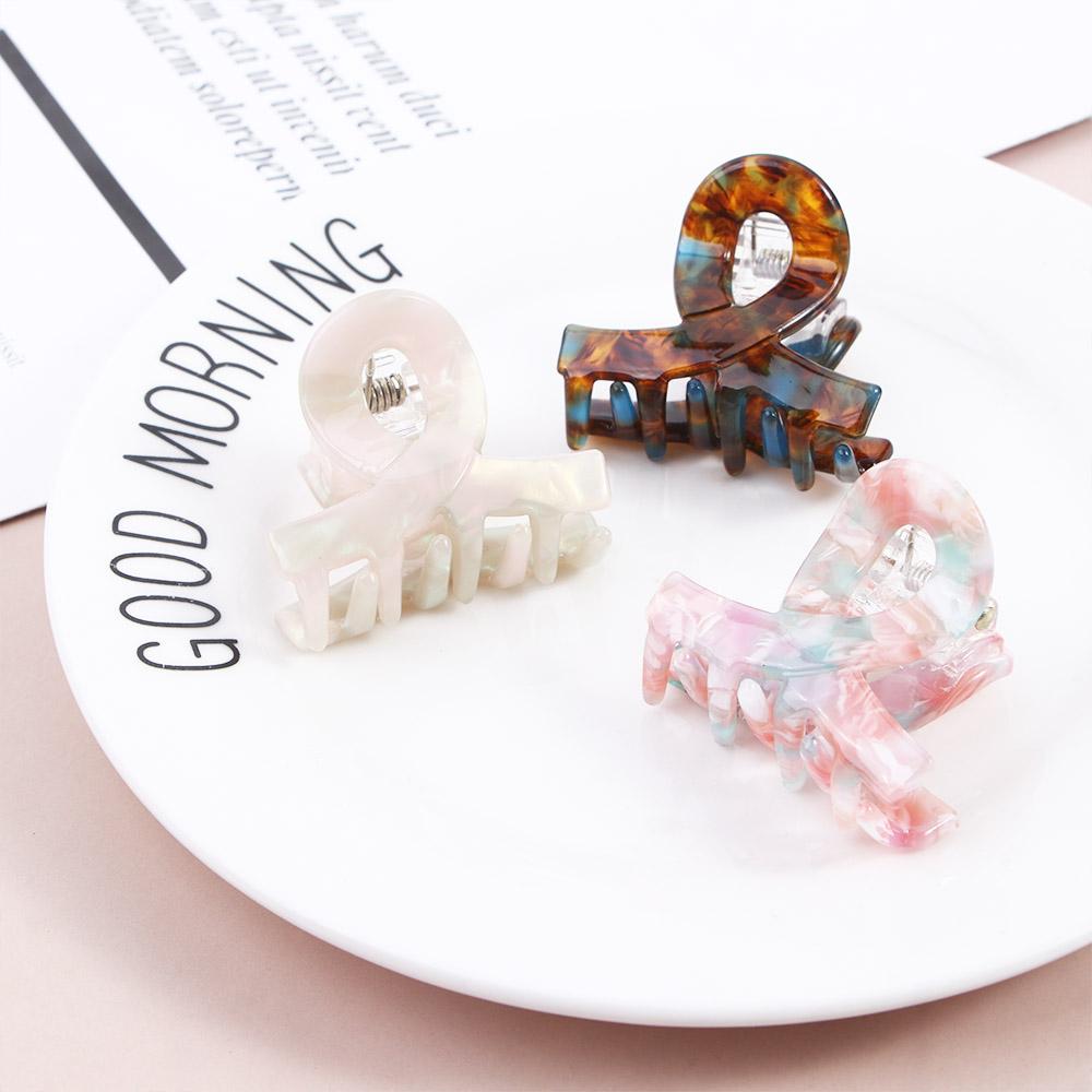 Child Hairpin Printing Hair Catch Clip Checkerboard Small Hair Claw Women Hair Accessories Cute Hairpin Korean Style Barrette