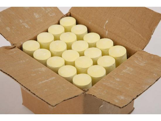 20 Pcs Thick White Marine Chalks: Large, Colored, with Steel & Wood Pipe - Free Shipping