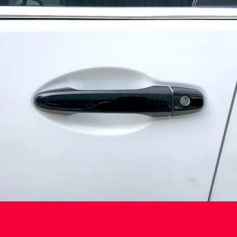 Door Handle Cover For Toyota Matrix 2002-2010 Solara 2005-2008 RAV4 RAV 4 2001-2012 Prius 2004-2009 Gloss Black Chrome Car Trim