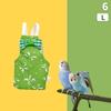 Pañal para Paloma Pañales Para Pájaros Ropa de Tela para Loro Pajarita Lavable Traje de Vuelo para Loro Transpirable Mantener a los Pájaros Limpios