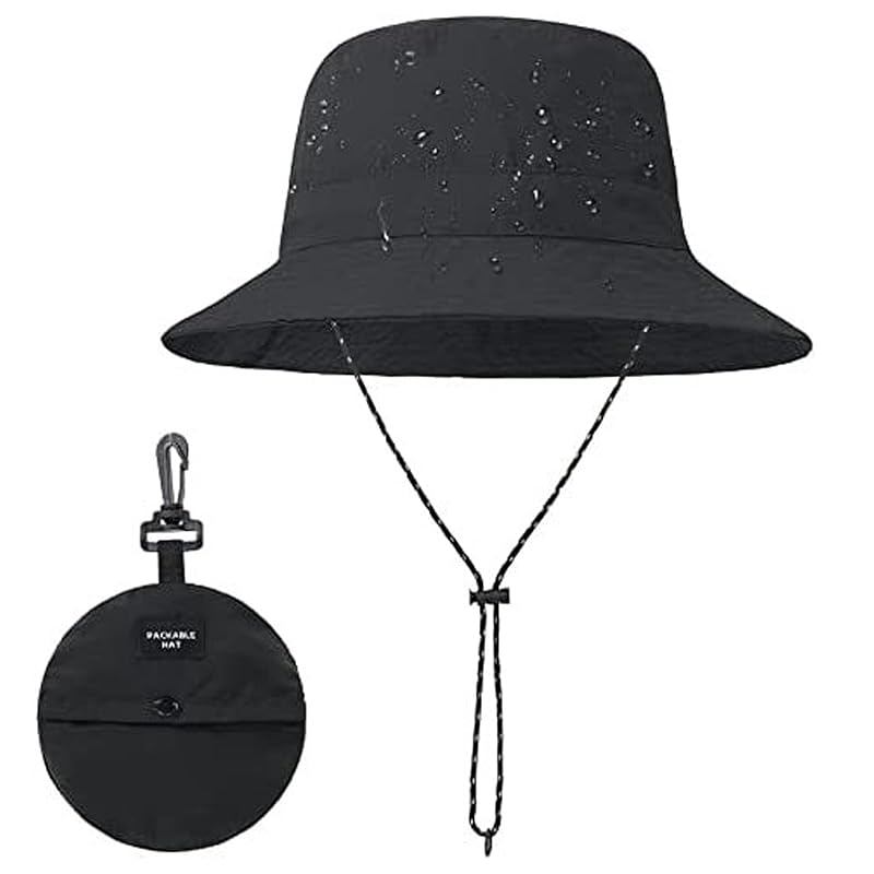 

[Livvvo] safari hat Men s [New foldable storage integrated type UV protection] The brim of the hat is wide Prevents UV rays A lightweight, breathable