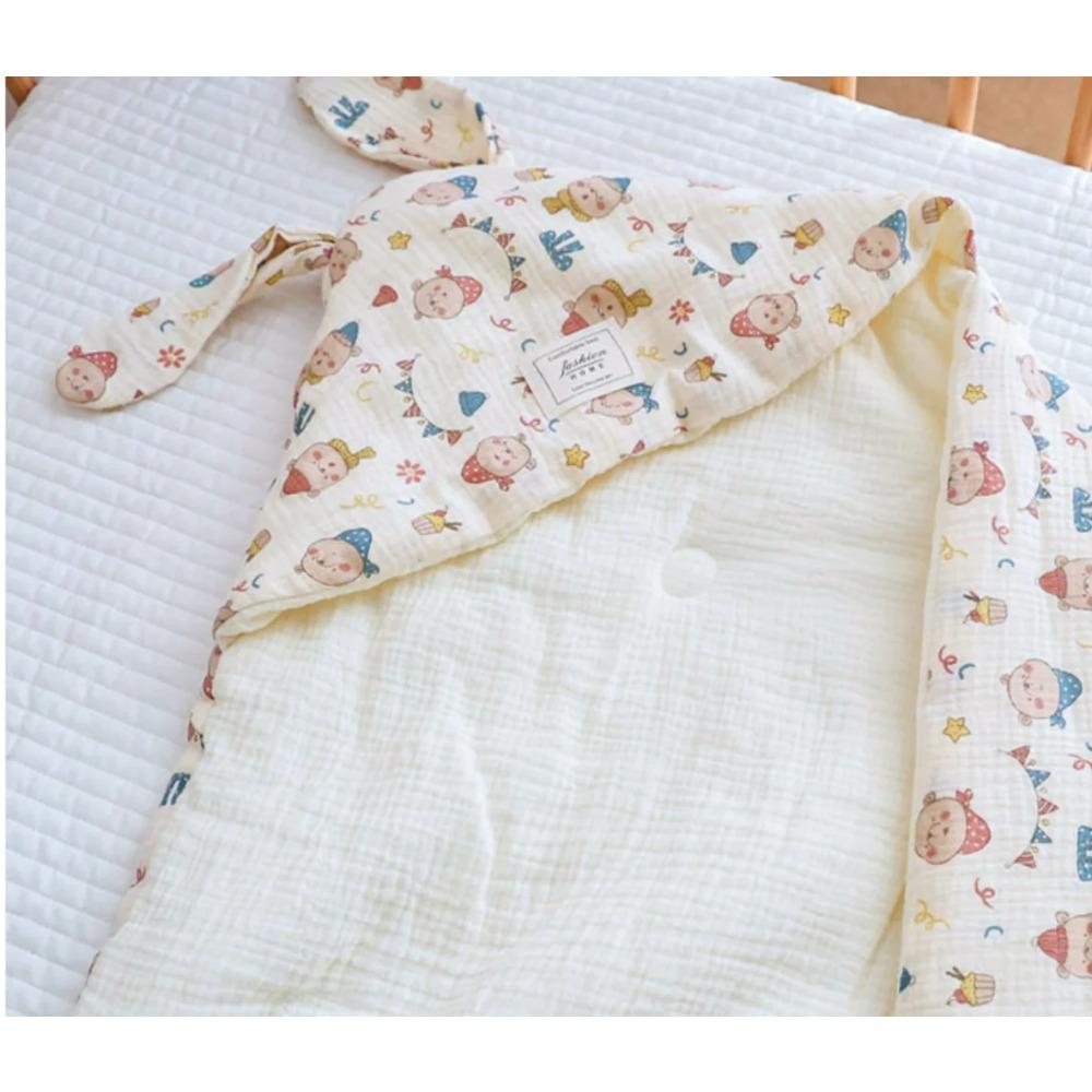 Coperta con Cappuccio per Neonato Autunno Inverno Busta Culla Avvolgimento Ragazzi Ragazze Coperta Ricevimento Neonato Cotone Morbido Avvolgimenti per Bebè