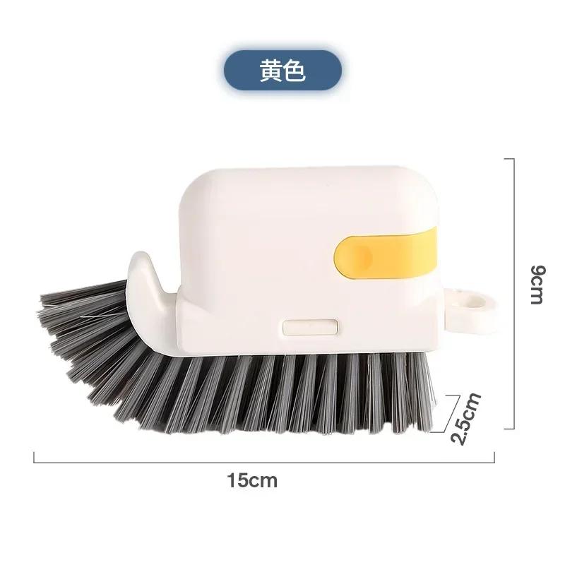 Removable 3-in-1 Window Groove Brush Door Groove Brush Kitchen Cooker Hood Brushing Household Bathroom Multifu Cleaning Brushs