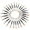 10 Stück Applikator Doppelseitige Kosmetikpinsel Frauen Make-up Lidschatten Eyeliner Schwamm Lippenpinsel Set Einweg Make-up Pinsel