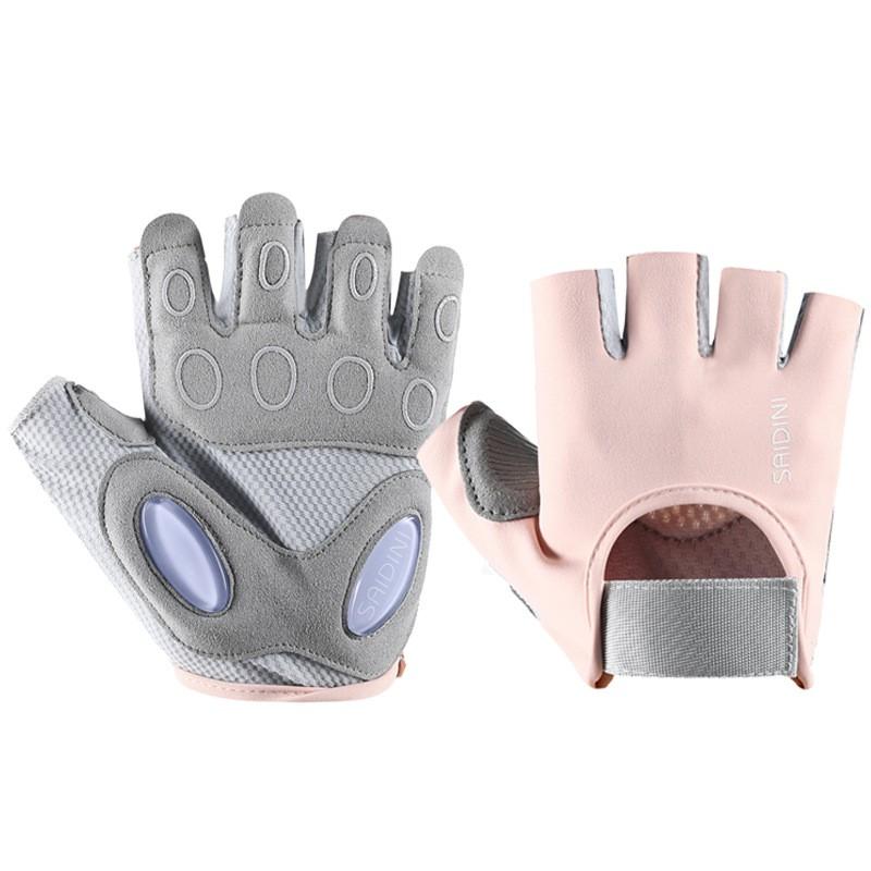 Breathable Half-Finger Gym Gloves Weightlifting Workout Anti-Slip Durable Fitness Training With Wrist Support