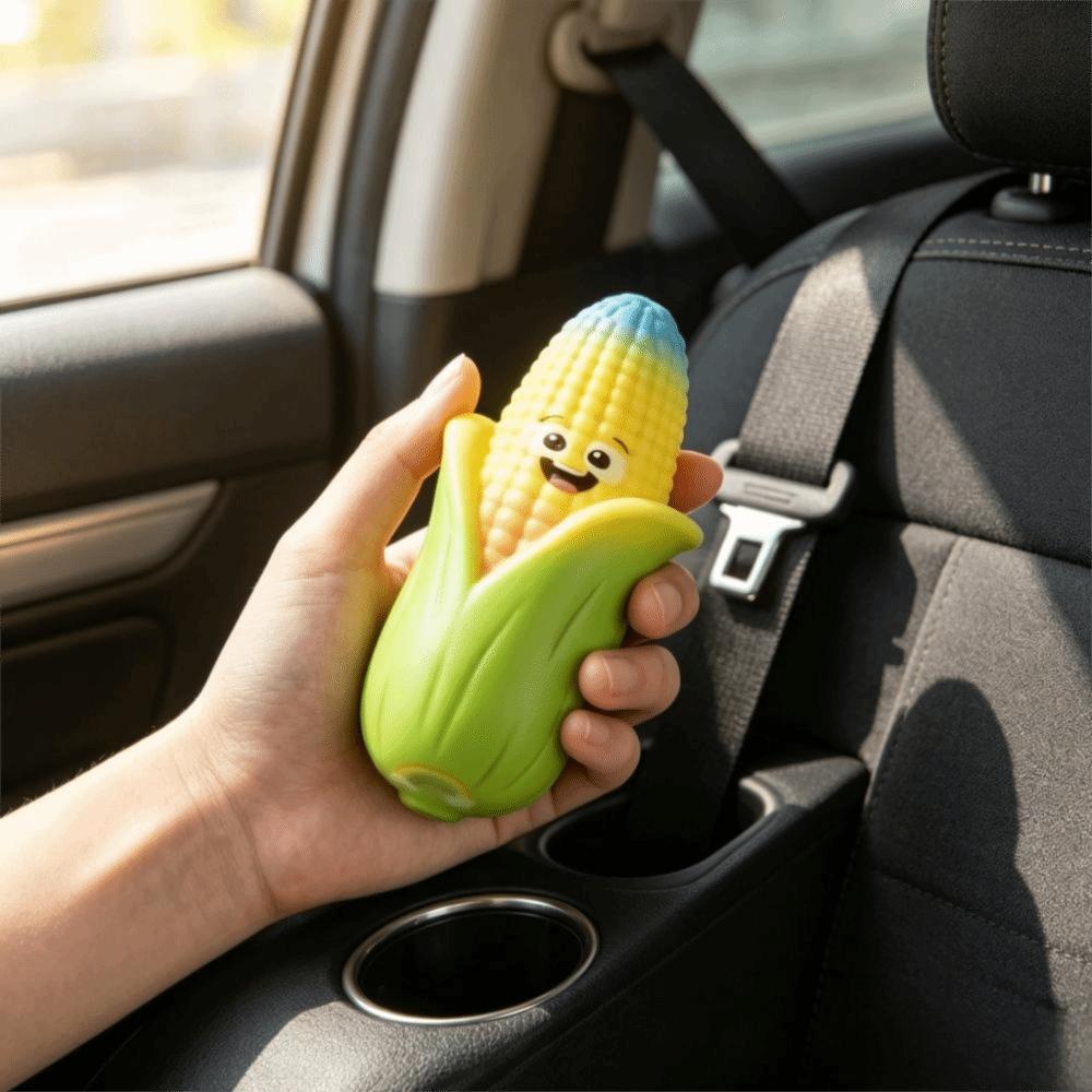 PU Material Corn Squishy Toy Soft Corn Reduce Pressure Toy Realistic Corn Fidget Toy Adults