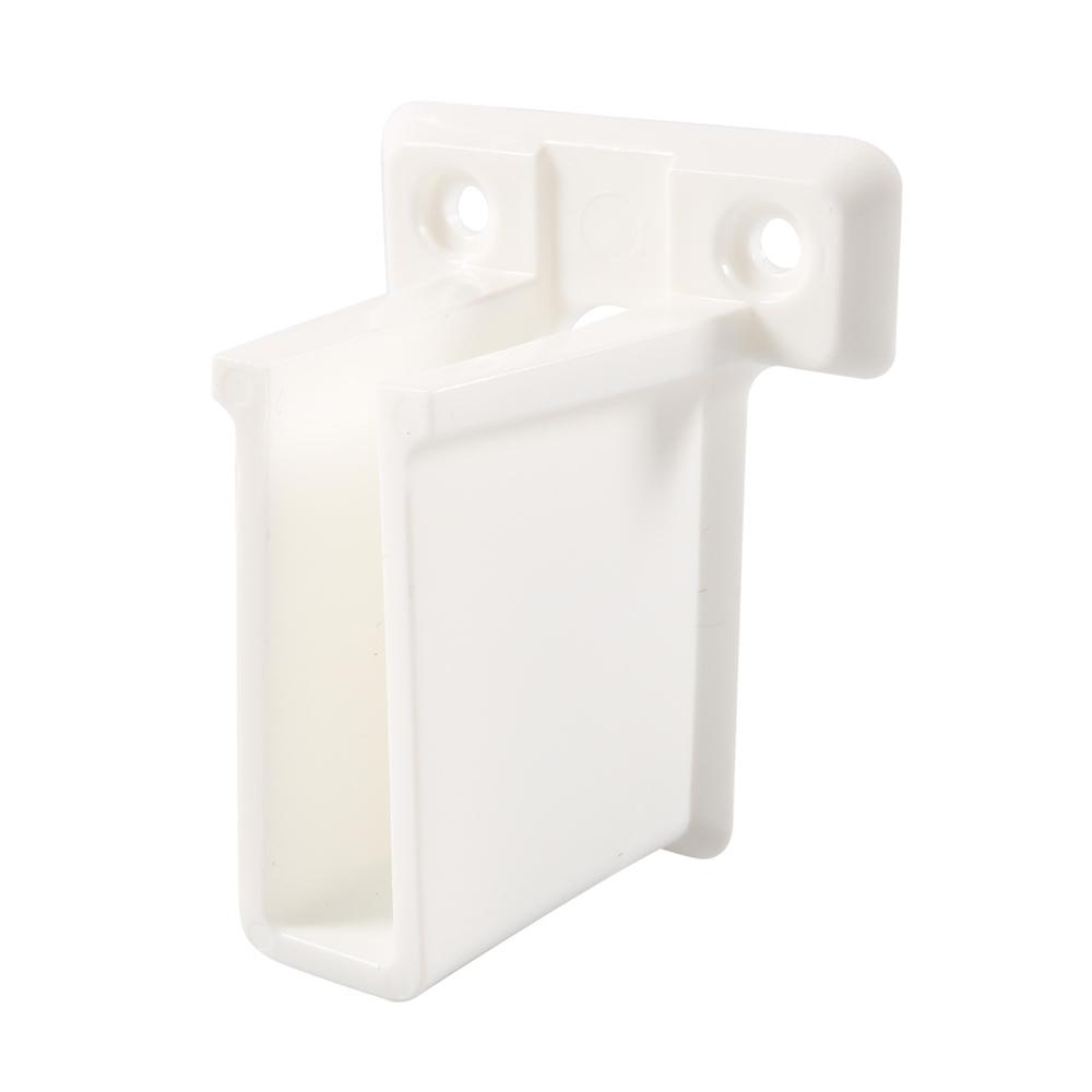 12pcs Wire Shelf End Bracket White Plastic Closet Shelves Brackets with Screws