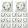 Ocean Gold Alphabet Decorative Polyester Pillowcase 45 * 45Cm Sofa Home Decoration Pillowcase 41023