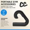 Neutral Grip Pull Up Handles Wrist Stress Relief Grips Anti-slip Strength Training Handles For Outdoor Pullup Pulldown Fitness