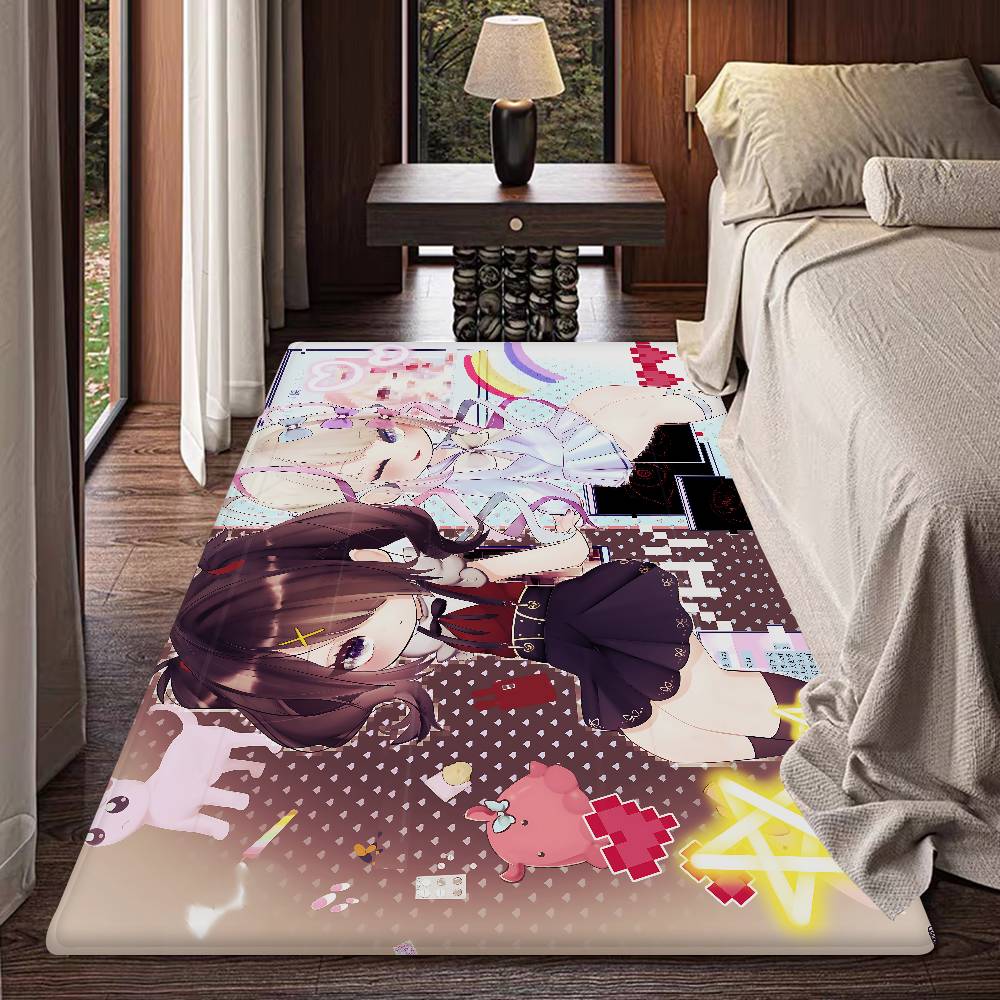 NEEDY GIRL OVERDOSE Floor Mat Kids Room Bedroom Decoration Balcony Anti-Slip Doormat Living Room Welcome Rug