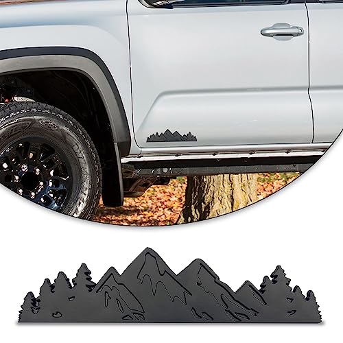 7 Inch Sneeuwberg Boom Embleem Kofferbak Achterklep Bergen Grafische Badge past voor Auto Vrachtwagen Racing SUV Pickup RV