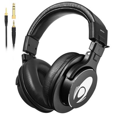 Talomen Studio Monitoring Headphones, Professional Wired Closed-Back Headphones with Detachable Cable for Studio Recording, Instrument Practice,