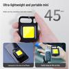Mini COB Keychain Flashlight: Super Bright, Portable, Multifunctional, Strong Light for Outdoor and Emergency Use.