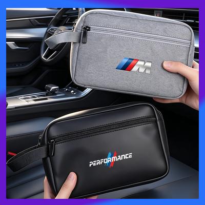 2026New Car Interior Canvas Fabric Handbag Auto Tissue Box Accessories For BMW X1 X2 X3 X5 X4 X6 X7 iX3 F20 F10 F07 E70 E46 E90 GFTR32