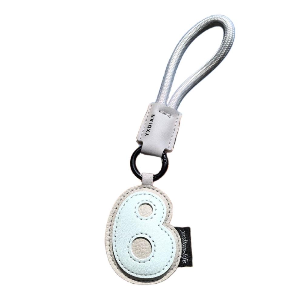PU Leather 26 Letter Keychain Sweet Lucky Letter Pendant Fashion Alphabet Key Holder  Friend