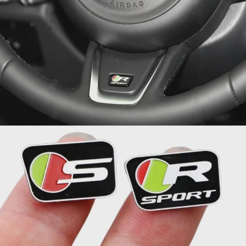 

Sports steering wheel 3D metal badge body badge Jaguar XF XE X-TYPE XJ F-PACE F-TYPE E-PACE I-PACE R sticker R