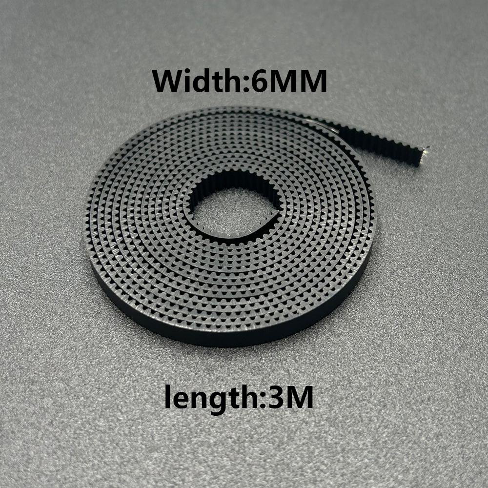 

3DSWAY 2/5/10М 2GT Открытый синхронный ремень ГРМ Ширина 6мм GT2 Резиновая лента Шаг 2мм Износостойкий для деталей 3D-принтера Ender 3 3M