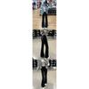 Gray flared pants for women, 2026 spring new style, high-waisted, slimming, fitted yoga pants, slightly flared, drapey, soft sports pants