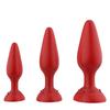 Kit of 3 Rolarose Plugs 11 X 4.1cm Red - FUKR - Beginner Plugs & Kits