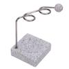 Toothbrush Holder Stainless Steel Bracket and Resin Base Cute Modern Tooth Brush Organizer for Bathroom