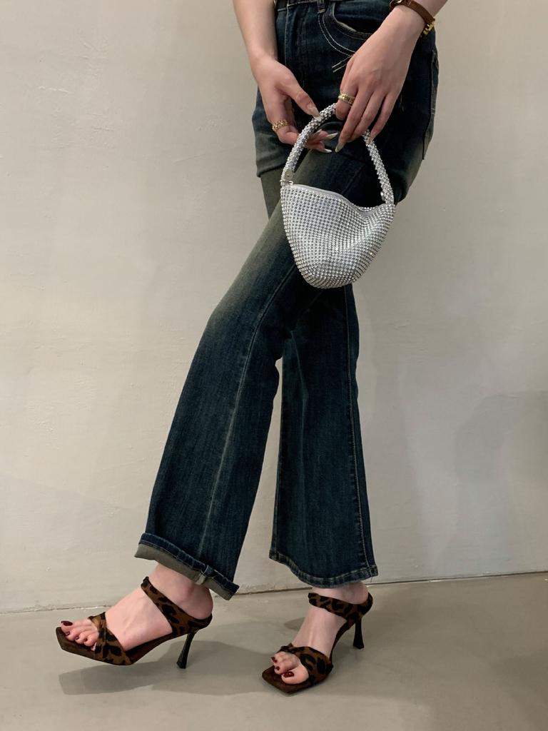 New sexy high-heeled sandals for women's summer wear square head open-toed sandals with stiletto sandals