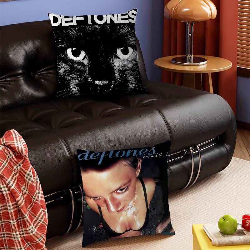 Deftones Music Pillow Cover Sofa Cushion Cover Home Room Decoration Children Gift