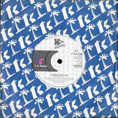 7inch Record KC & THE SUNSHINE BAND - Please Don't Go STKR7558 T.K. Records 1979 UK Soul/Funk Used