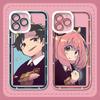 SPY X FAMILY Anime Pouzdro na telefon Pro iPhone 11 12 13 14 15 16 Pro Max Plus Mini 7 8 SE X XS XR Průhledné Měkké TPU Pouzdro Yor Anya