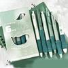Pack of 6Pcs Retractable Gel Pen Quick Drying 0.5MM Office Writing Tool for Adult Student Writing Journaling