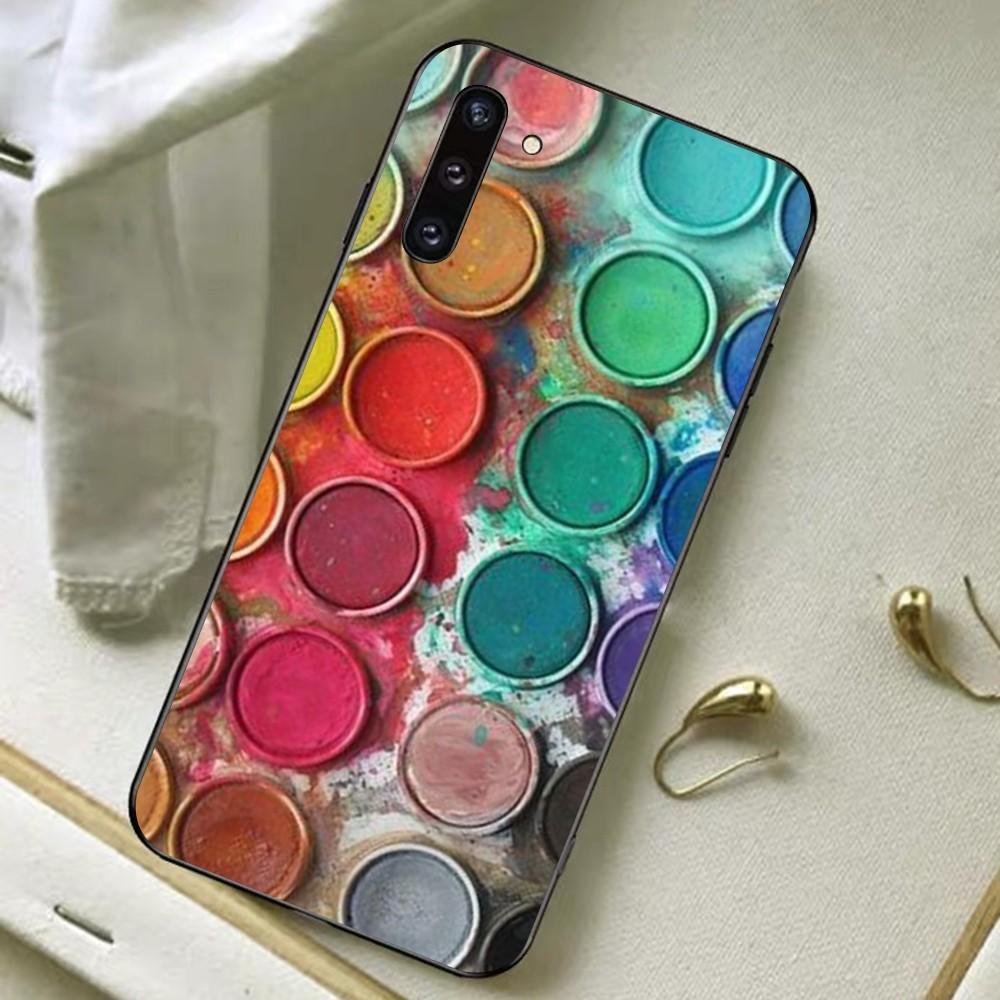 Watercolors Paint Palette Painting Box Phone Case For Samsung A 13 21 30 31 32 51 52 53 70 for Huawei Honor 50 60 70 for OPPO