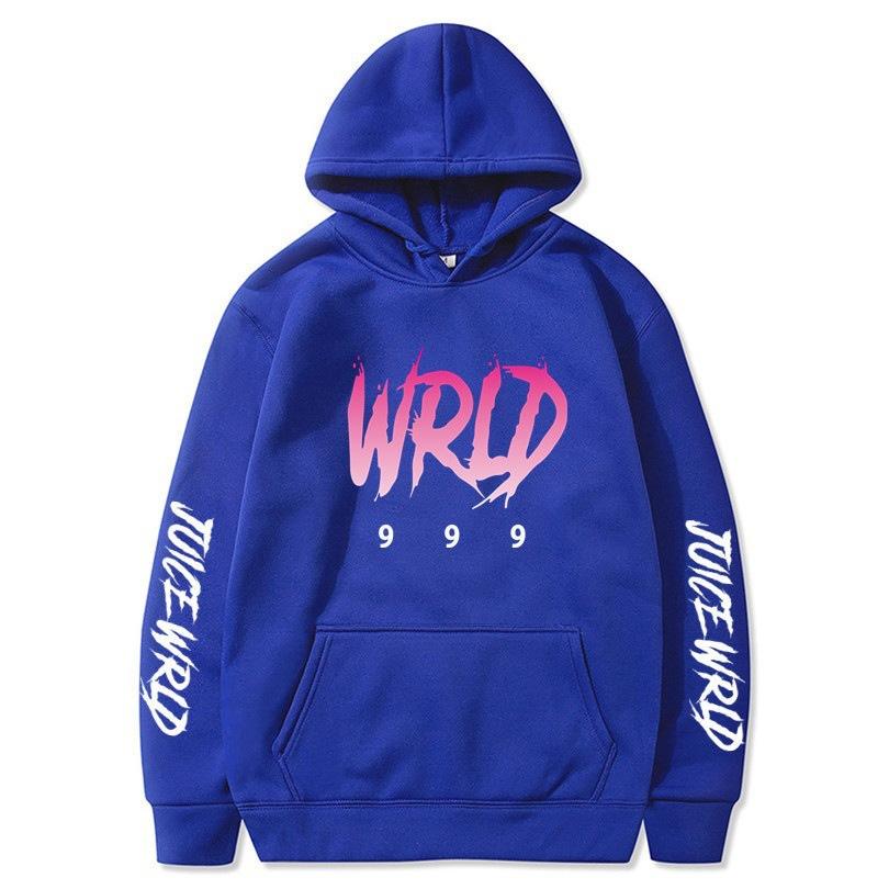 New hot sweater singer juice wrld print street popular men's and women's autumn and winter hoodie