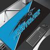 Carolina Panthers Thema Premium rutschfestes Mauspadd mit genähten Kanten, strapazierfähiges Gummi-Material, für Schreibtisch & Gaming, Tolle Geschenke