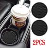 2x Universal Car Cup Holder Black Anti-Slip ert Coaster Pad Car Accessories