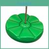 Baby Plastic Swing With Petal Design And Hanging Rope For Toddler Playroom Use