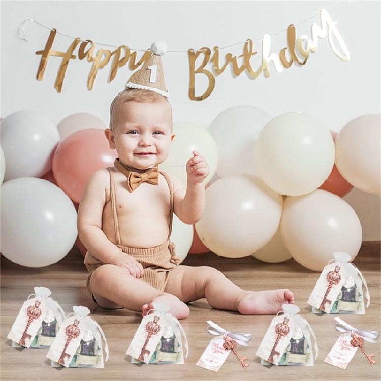 Wedding Party Bottle Opener Gift Bags with Candy Decorative Pack of 50