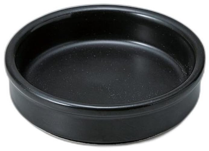 

Черная 11см тарелка для аджильо x 11 x форма для гратена Сделано в Китае компанией Setomonohonpo [11 2.8см]