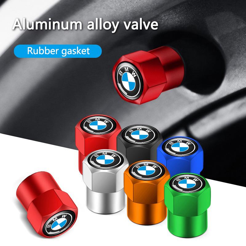 BBKS3 Car Wheel Tire Valve Caps Stem Covers For BMW E36 E46 E90 E60 E39 F30 F10 F20 E70 E53 G30 E91 E92 E93 E87 E83 Airdust Waterproof