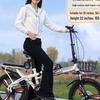Portable Folding Bicycle for Men, Women, and Students – 20/22-inch, Variable Speed, Disc Brakes, No Installation Needed